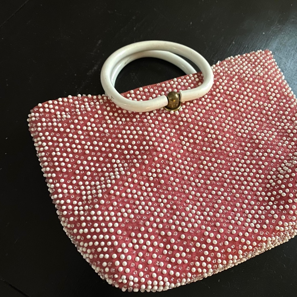 Vintage MCM Beaded Purse